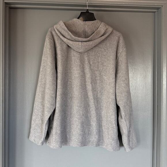 Disney Winnie the Pooh Full Zip Fleece Hoodie Embroidered sz 2XL Long Sleeves - Picture 2 of 5